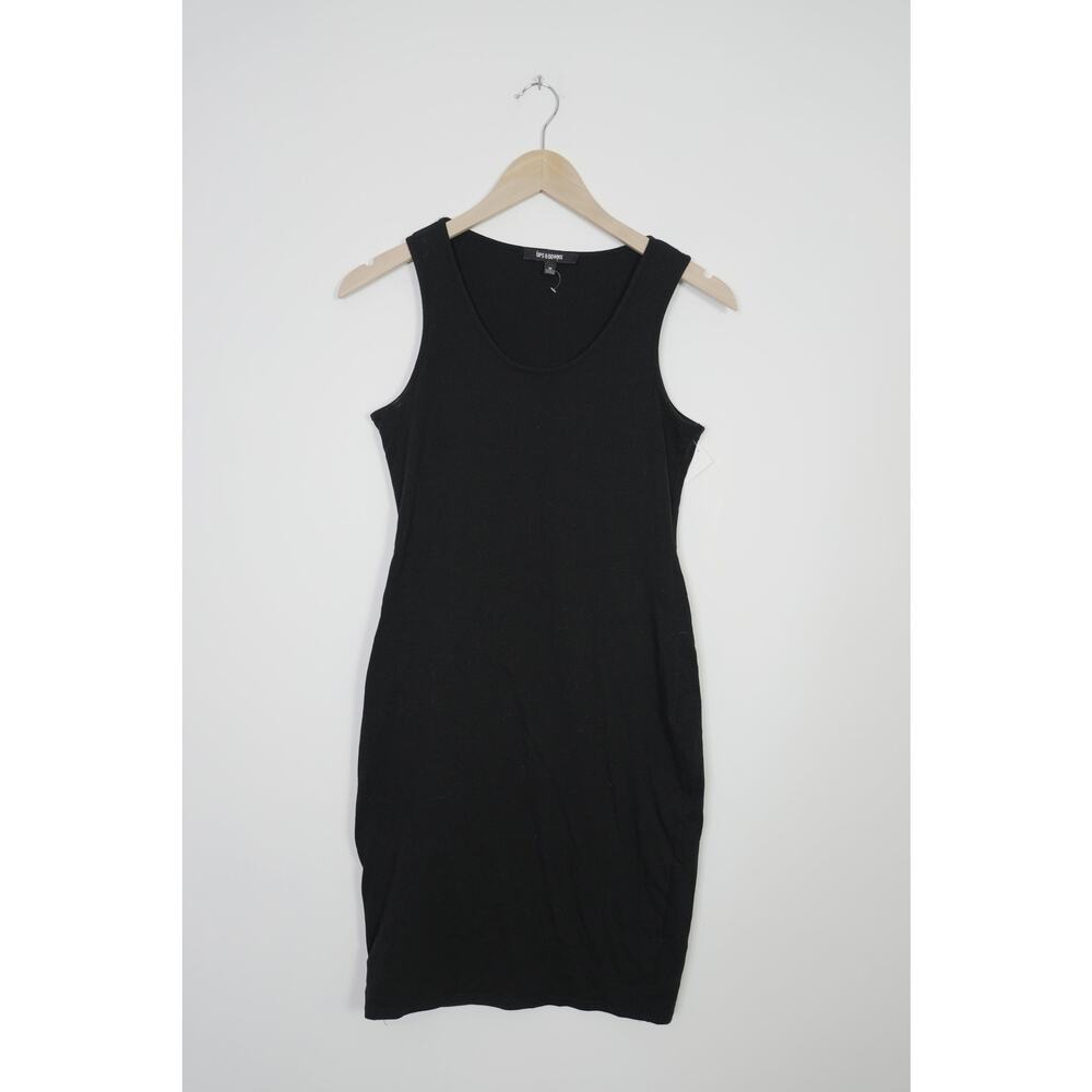 Ups‎ & Downs Bodycon Dress Women Medium Black Sleeveless Scoop Neck Mini Stretch